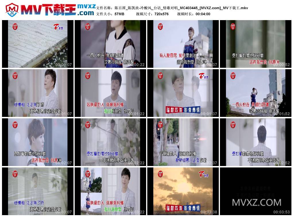 陈百潭_陈凯欣-冷酸风_台语_情歌对唱_MC403445